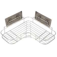 Shower Shelf Bathroom Corner Bath Storage Holder Organizer Triangular Rack