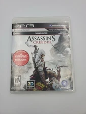 Assassins Creed III PS3 Sony PlayStation 3 Target Edition Complete Tested
