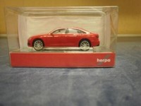Herpa Pkw Audi A6 Limousine, Misanrot Metallic Oder Schwarz 430630-002