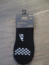 VANS WOMEN'S BLACK CANOODLE NO-SHOW 3-PACK SOCKS WOMEN'S 6.5-10 NEW