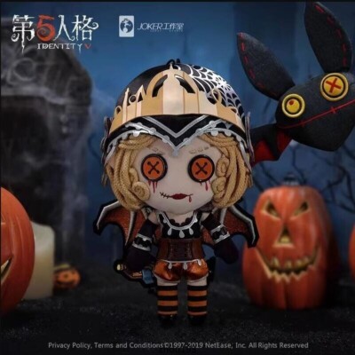 30cm Identity V Natasha Marguerite Zelle Plush Doll Dress up Toy Halloween Theme