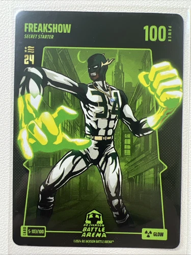 2024 Bo Jackson Battle Arena FREAKSHOW #S-103/100 National NSCC N24 GLOW!
