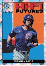 2022 Bowman #HIFI-12 Brennen Davis Hi-Fi Futures Atomic Refractor #/150