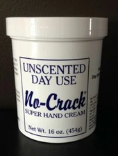 No-Crack Super Hand Cream Unscented Day Use 16oz Cold Weather 