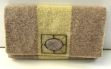 NEW RETIRED MARY FRANCES CHAMPAGNE ODYSSEY S879 CROSSBODY PURSE