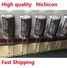 4pcs Nichicon 47uf350v Radial Capacitors 47uf 350v /Replacing 250v 160v 100v 63v
