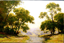 grand paysage par Jean Dufour vers 1930