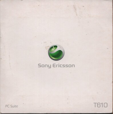 Sony Ericsson PC Suite T610 T 610 CD