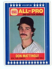 1987 Burger King All-Pro Panels Don Mattingly / Ozzie Smith #13-14
