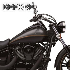 Caches Clignotants Arrière Fumés Noirs Pour KAWASAKI VULCAN 750 (1986-1994) - Gaucher Et Droitier, Neufs