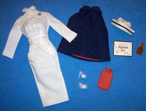 vintage barbie nurse outfit