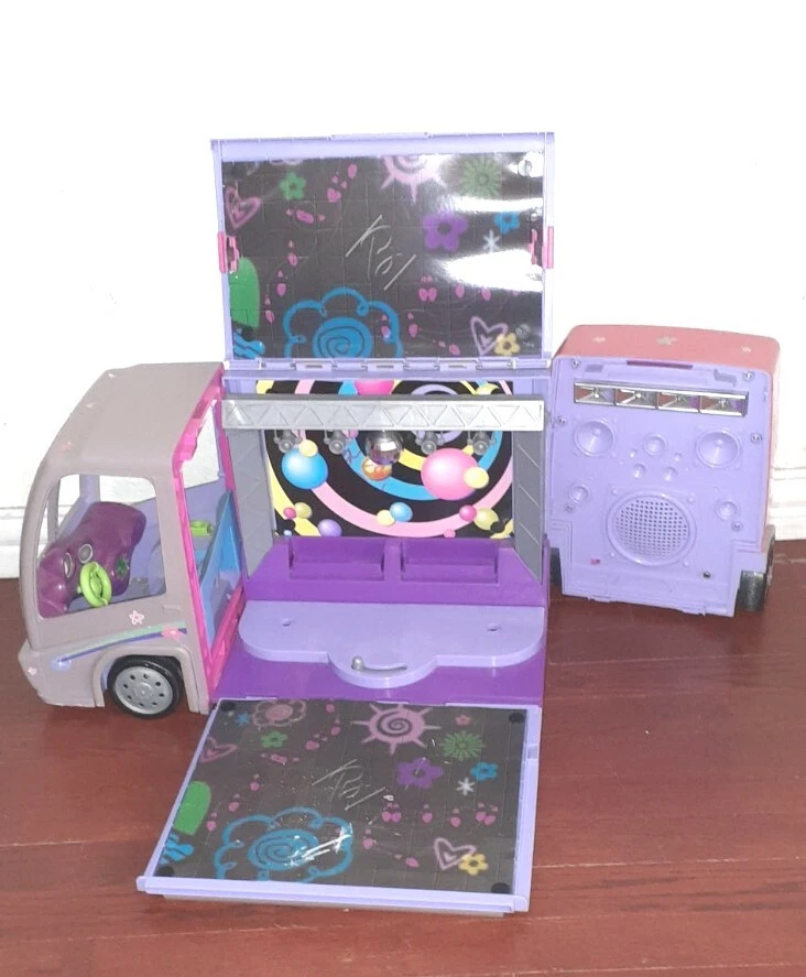 Barbie Mattel Jam n Glam 2001 vintage gira de conciertos autobús juguete Foto 2 de 4