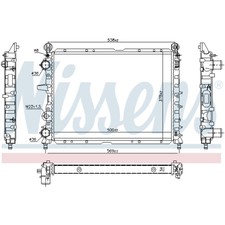 Radiateur Lancia DEDRA