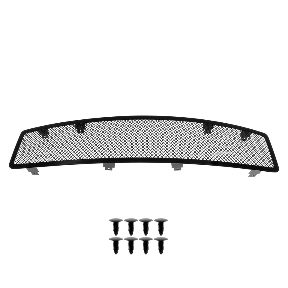 Se adapta a Nissan Máxima 2009-2014 superior de acero inoxidable negro malla parrilla inserto Foto 3 de 4