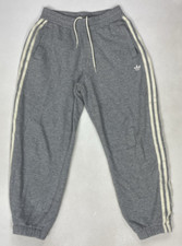 Adidas Fleece SF Track Pants Jogger Sweatpants Women Small Gray