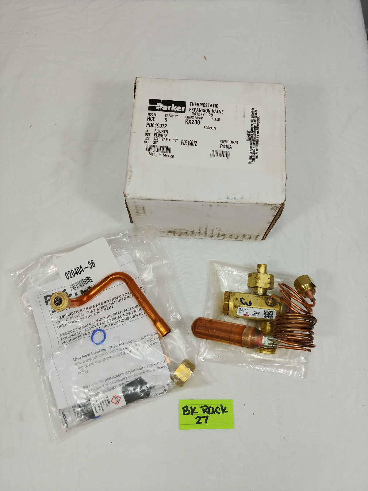 Parker PD619072 - Expansion Valve Kit (TXV) 041277-28 HCE 6 KX200