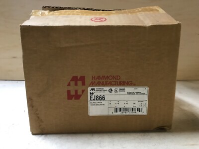 HAMMOND MANUFACTURING , #EJ866,  New Other Still in Box, With warranty,