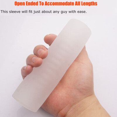 Masturbator Penis Sleeve for Men Ribbed Pocket Pussy Male Masturbation Sex  Toys | eBay