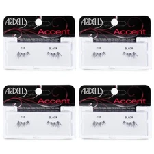Ardell Accent False Eyelashes #318 Black (4 Pack)