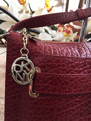 Sac Fourre-tout Donna Karan DKNY Faux Cuir Rouge Vif - Occasion Très Bon état