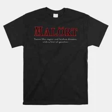 Malort Liquor Funny Tastes Like Saying Design T-shirt Size S-5XL