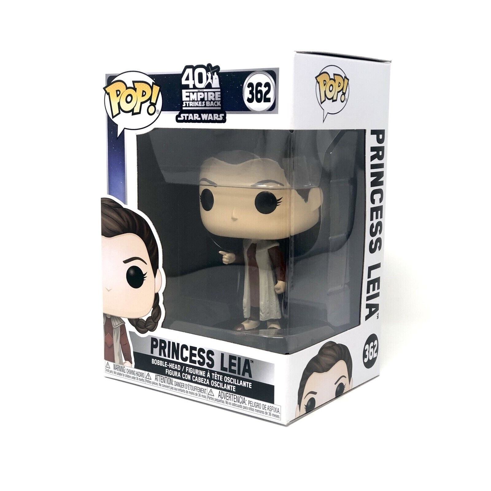Funko Pop! Star Wars Princess Leia #362 ~ 40th Empire Strikes Back