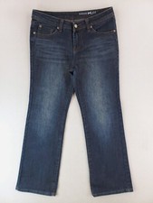 Tommy Hilfiger Jeans Womens 7 Tommy Girl Relaxed Bootcut Dark Wash Y2K Stretch