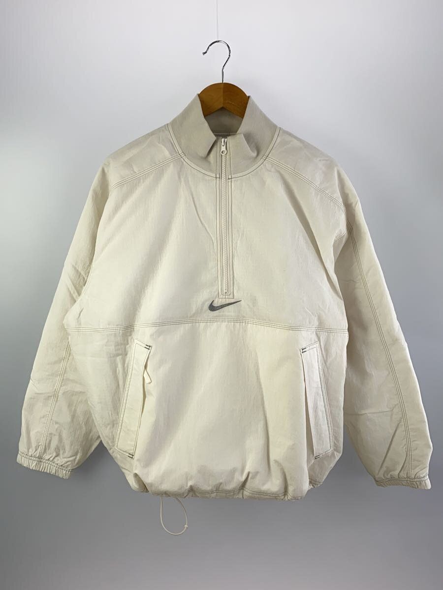 Supreme Nylon Jacket 24SS x Nike Ripstop Pullover M White FQ0340 