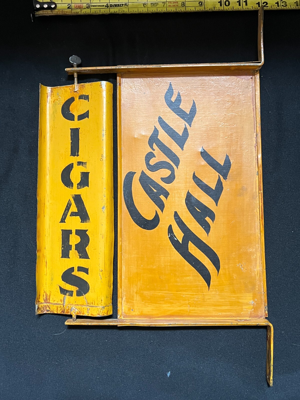 Antique Castle Hall cigar store general store advertising sign eBay