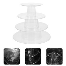 Cupcake Tower Macaron Display Stand Tree Holder Stand Round Cake Carrier Set