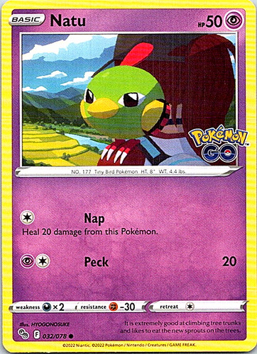 Pokemon Card Japanese - Natu 023/078 - XY6 - 1st Edition | eBay