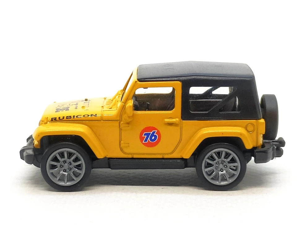 Custom Car from MJ Jeep Wrangler Rubicon (Changed Wheels + Sicker) 1:64 3" C055 - Image 4 of 4