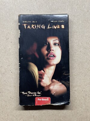 Taking Lives (VHS, 2004) Angelina Jolie, Ethan Hawke, Kiefer Sutherland