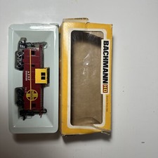 Vintage Bachmann HO Scale Model Train Santa Fe ATSF 999628 Caboose