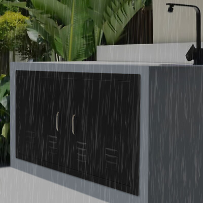 BBQ Access Door, 76*53cm Door for Outdoor Kitchen, Double Outdoor Kitchen Door