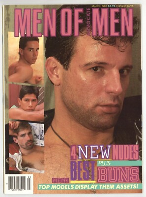 Men Of Advocate Men 1988 Jeff Stryker, Lou Cass 66pgs Gay Pinup