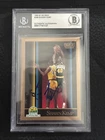 Shawn Kemp - SIGNED ON CARD - 1990-91 Skybox  RC Rookie #268 BGS Auto Blue Ink