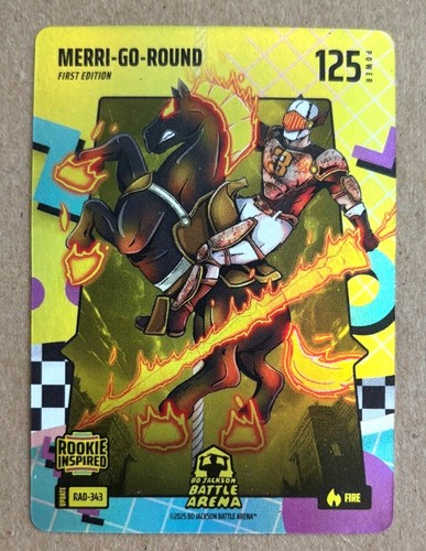 2025 Bo Jackson Battle Arena Merri-Go-Round Jackson Merrill 80’s RAD-343 Fire