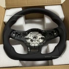 Leather Steering Wheel for Golf MK7 MK7.5 R GTI GTR POLO 2013-2020 Red Stitching