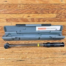 Vintage Craftsman 3/8" Drive Microtork Torque Wrench 44594 Case Made in USA