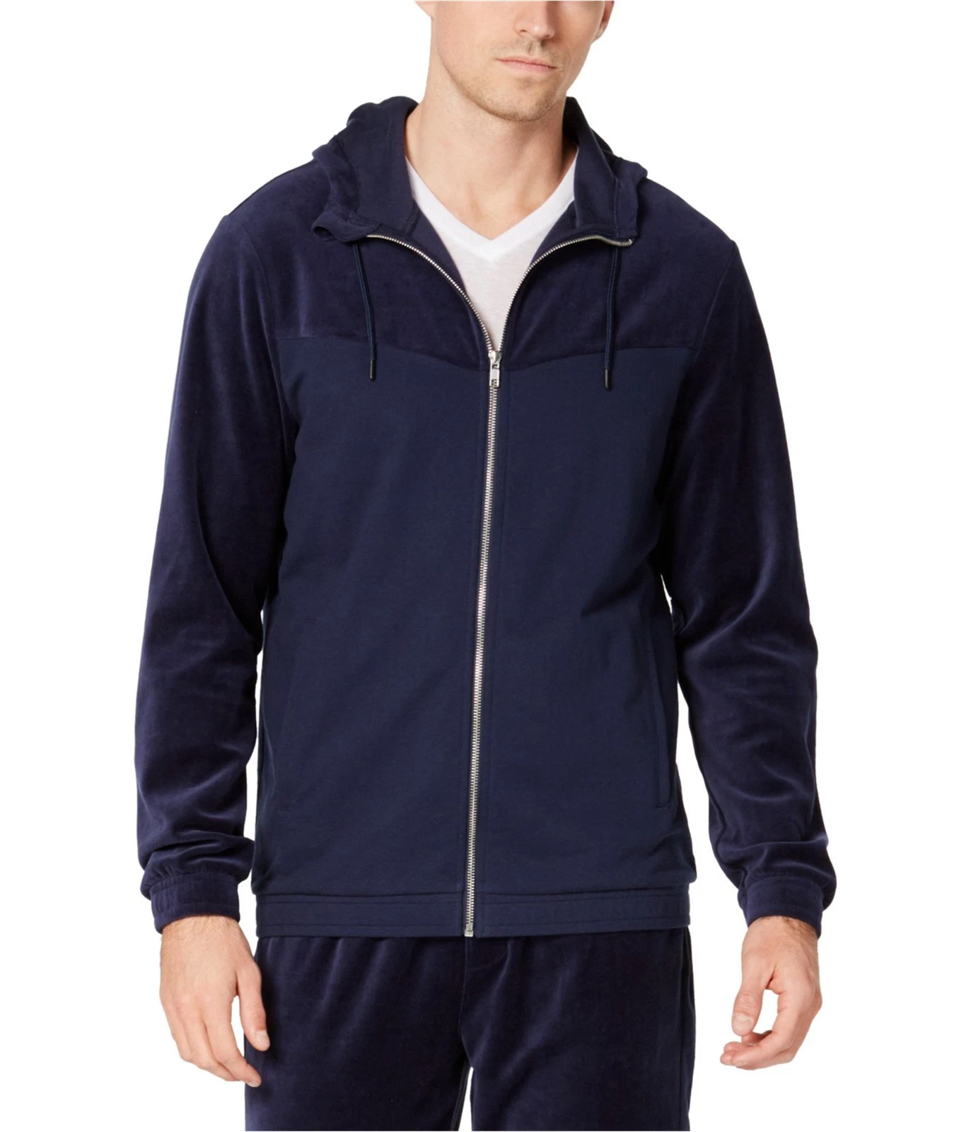 Ideology Mens Velour Chevron Hoodie Sweatshirt
Opens in a new window or tab