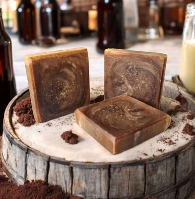 EVSENSE ANTI-AGING BAR - ACNE, PSORIASIS, DRY SKIN - Guinness Organic HERBAL BEER SOAP