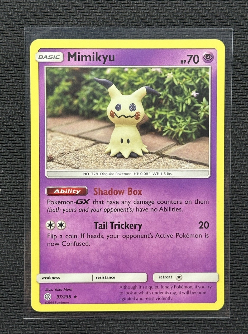Mimikyu 97/236 Sm-Cosmic Eclipse Regular Mint Nm