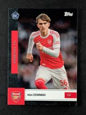 2025-26 Topps Arsenal Team Set MAX DOWMAN Rookie RC Base Set #7 (A)