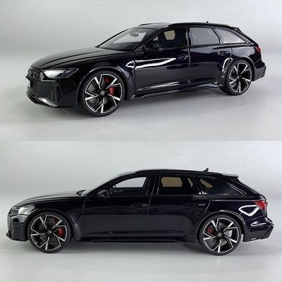 701-016 GT-Spirit 1/18 アウディ RS6 C8 AVANT GT Spirit 2024 Audi RS6 Avant GT C8 Arkona White w/ Audisport ミニカー