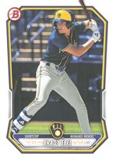 2026 Bowman #BP-142 Prospects - Brady Ebel Milwaukee Brewers