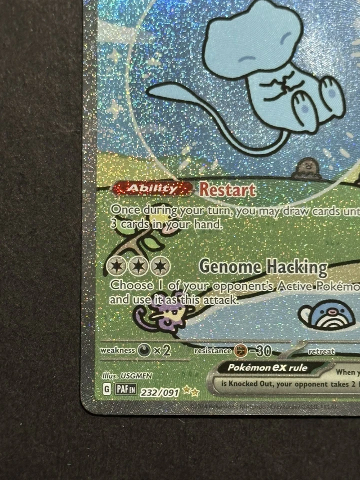 Mew ex 232/091 SV: Paldean Fates Holo Bubble Mew Pokemon TCG English - Image 2 of 4