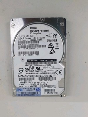 HP Enterprise HUC101812CSS204 0B31245 EG1200JEHMC 768788-004 1,2TB 10K SAS HDD