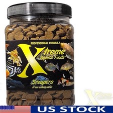 Gourmet Bottom Feeder Food Wafer Catfish Plecos Nutrient-Dense Night Treat New