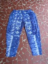 Jams World Blue Printed Lounge Pants- Sz Large-Made In USA